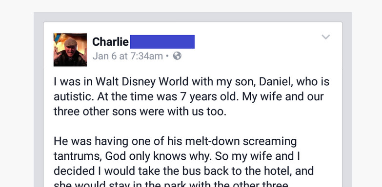 Jis buvo pasiruošęs ginti sūnų autistą, bet priešais sėdėjęs vyras tarė…